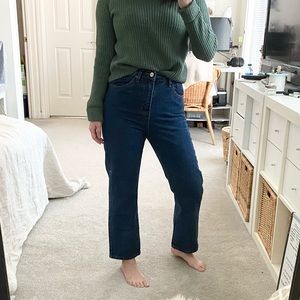 High Waist Straight Jeans sz 26/27